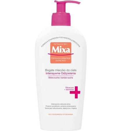 Mixa Bogate mleczko do ciała Intensywne Odżywienie 400ml