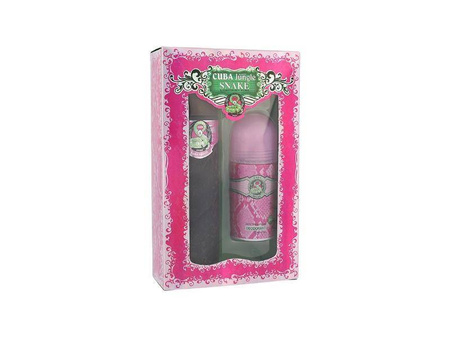 Cuba Jungle Snake zestaw woda perfumowana spray 100ml + dezodorant roll-on 50ml
