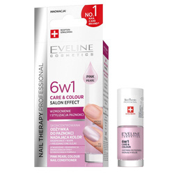 Nail Therapy Professional 6w1 Care & Colour skoncentrowana odżywka do paznokci nadająca kolor Pink Pearl 5ml