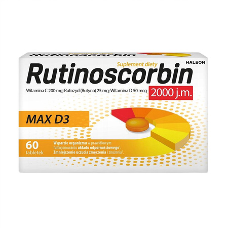 Max D3 2000 j.m suplement diety 60 tabletek