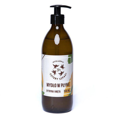 Naturalne mydło w płynie Cytryna i Mięta 500ml