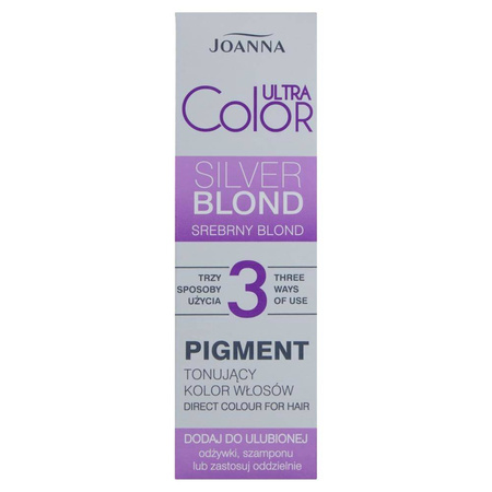 Ultra Color Pigment tonujący kolor włosów Srebrny Blond 100ml