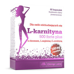 L-Karnityna 500 Forte Plus suplement diety 60 kapsułek