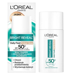 Bright Reveal fluid redukujący przebarwienia z SPF50+ Odcień Jasny 50ml