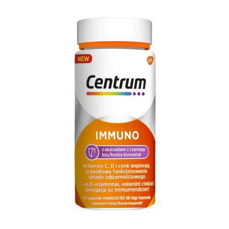 Immuno z ekstraktem z bzu suplement diety 60 kapsułek