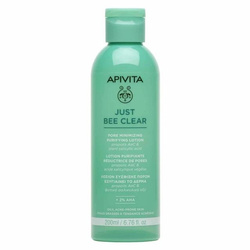 Apivita Just Bee Clear Pore Minimizing Purifying Lotion matujący tonik oczyszczający do cery tłustej 200ml