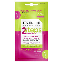 2 Steps to Beauty oczyszczająco-detoksykujący zabieg 2-etapowy 2x4ml