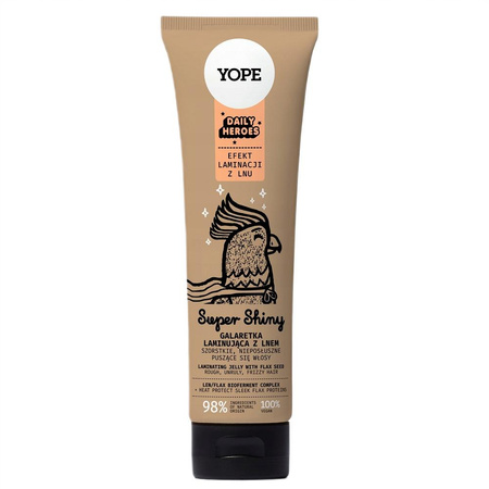 Daily Heros Super Shiny galaretka laminująca do włosów 140ml