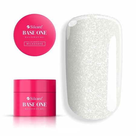 SILCARE Base One Shimmer Milkshake żel budujący do paznokci 50g
