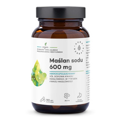 Maślan sodu mikrokapsułkowany 600mg suplement diety 90 kapsułek