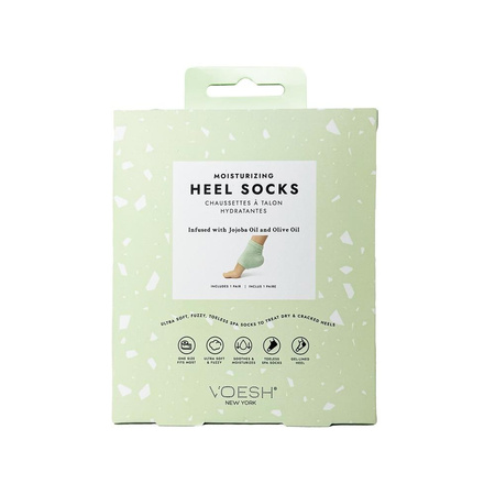Moisturizing Heel Socks nawilżające skarpetki do pięt z Olejem Jojoba i Oliwą z Oliwek Mint 1 para