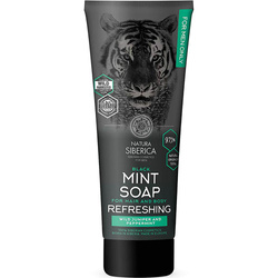 For Men naturalne czarne mydło do włosów i ciała 200ml