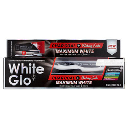 Charcoal + Baking Soda Maximum White Toothpaste wybielająca pasta do zębów 150g/100ml + szczoteczka