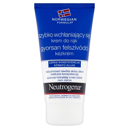 Neutrogena Fast Absorbing Hand Cream szybko wchłaniający się krem do rąk 75ml