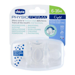 PhysioForma Crystal silikonowy smoczek uspokajający 6-16m 2szt.
