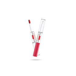 Made To Last Lip Duo Liquid Lip Colour Colour & Topcoat Waterproof Long Lasting wodoodporna pomadka w płynie i błyszczyk 007 2x4ml