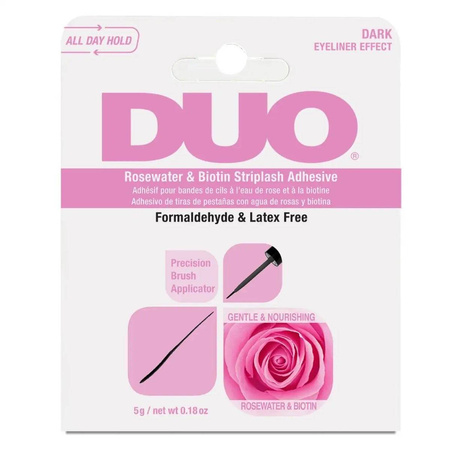 Ardell - Duo Rosewater & Biotin Striplash Adhesive klej do rzęs Dark 5g