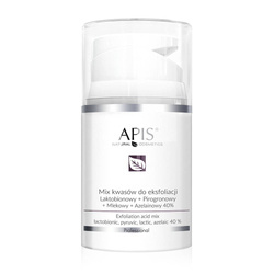 APIS - Exfoliation Acid mix kwasów do eksfoliacji Laktobionowy + Pirogronowy + Mlekowy + Azelainowy 40% 50ml