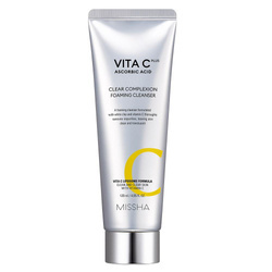 Missha Vita C Plus Clear Complexion Foaming Cleanser oczyszczająca pianka do twarzy z witaminą C 120ml