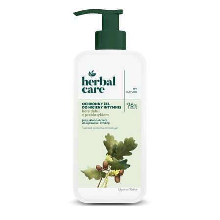 Herbal Care ochronny żel do higieny intymnej kora dębu i prebiotyk 330ml