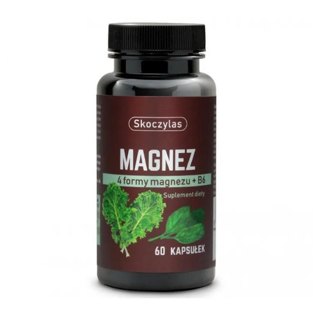 Magnez 4 formy + witamina B6 suplement diety 60 kapsułek