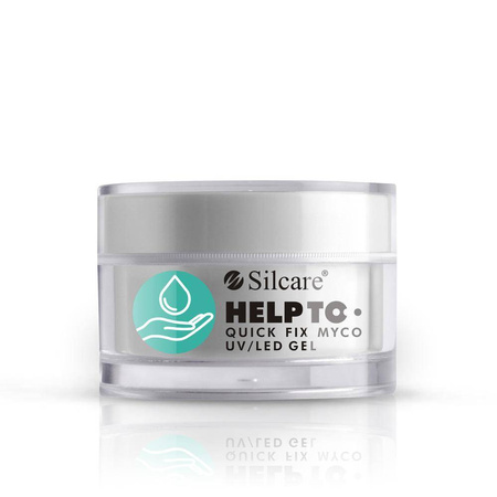 SILCARE Help To Quick Fix Myco UV/LED Gel żel bezkwasowy do rekonstrukcji paznokci dłoni i stóp 50g