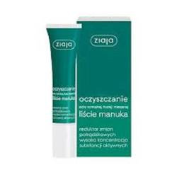 Ziaja Liście Manuka Oczyszczanie reduktor zmian potrądzikowych wysoka koncentracja substancji aktywnych 15ml