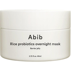 Abib Rice Probiotics Overnight Mask Barrier Jelly wzmacniająca maska do twarzy na noc 80ml