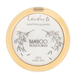 Bamboo Pressed Powder transparenty matujący puder prasowany do twarzy 10g