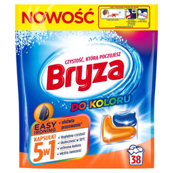 Bryza - Easy Ironing 5w1 kapsułki do prania koloru 38szt