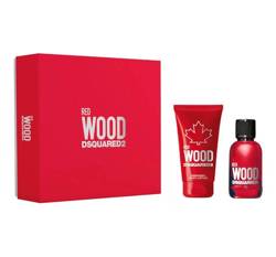 Dsquared2 Red Wood Pour Femme - zestaw woda toaletowa spray 100ml + balsam do ciała 150ml