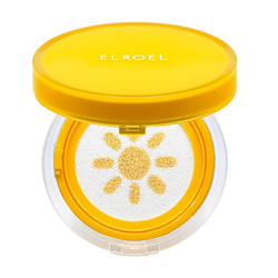 Elroel Pang Pang Yellow Sun Cushion Plus krem przeciwsłoneczny do twarzy w formie poduszeczki SPF50+ 15g