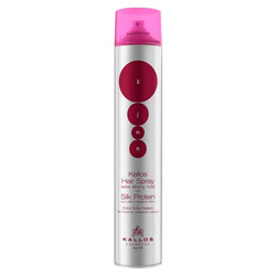 KJMN Hair Spray Extra Strong Hold With Silk Protein extra mocny lakier do włosów chroniący przed wilgocią 750ml