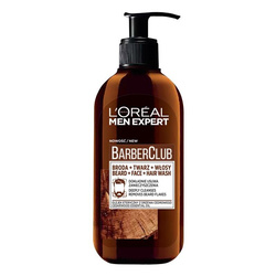 L'Oréal Men Expert Barber Club 3in1 oczyszczający żel do mycia brody twarzy i włosów 200ml