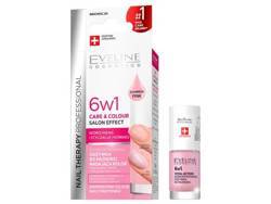 Nail Therapy Professional 6w1 Care & Colour skoncentrowana odżywka do paznokci nadająca kolor Shimmer Pink 5ml