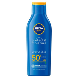 Nivea Sun Protect & Moisture nawilżający balsam do opalania SPF50+ 200ml