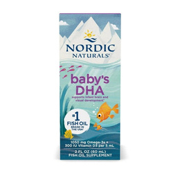 Nordic Naturals Baby's DHA Fish Oil Witamina D3 Omega 3 suplement diety dla dzieci 60ml