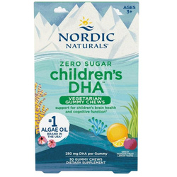 Nordic Naturals Children's DHA Vegetarrian Gummy Chews suplement diety dla dzieci żelki Passion Fruit Lemon 30szt