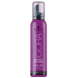 Schwarzkopf Professional Igora Expert Mousse koloryzująca pianka do włosów 9.5-55 Miodowy 100ml