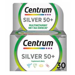 Silver 50+ multiwitaminy suplement diety 30 tabletek