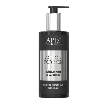 APIS - Action For Men odżywczy krem do ciała i dłoni 300ml