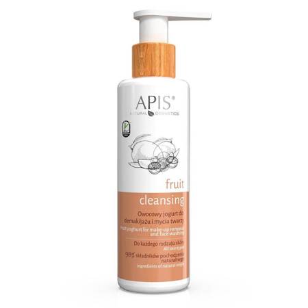 APIS - Fruit Cleansing owocowy jogurt do demakijażu i mycia twarzy 150ml