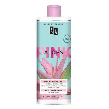 Aloes Pink płyn micelarny 3w1 400ml