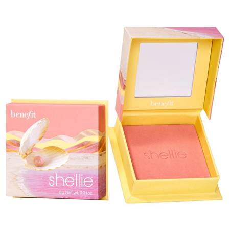 BENEFIT - Shellie Warm-Seashell Pink Blush miękki róż w pudrze 6g