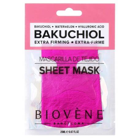 Bakuchiol Extra-Firming maska w płachcie z bakuchiolem i kwasem hialuronowym 20ml