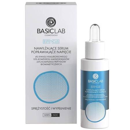 BasicLab Esteticus nawilżające serum poprawiające napięcie 30ml