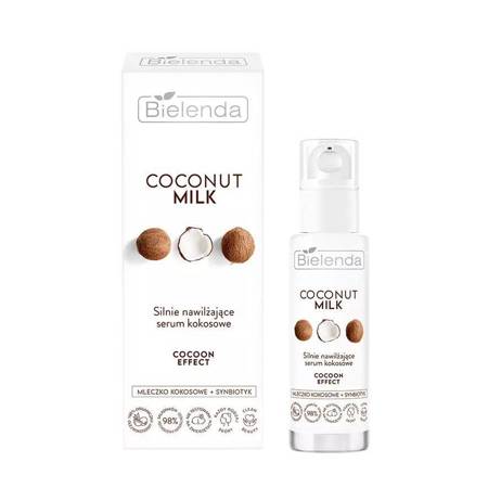 Bielenda Coconut Milk Cocoon Effect silnie nawilżające serum kokosowe 30ml