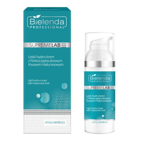 Bielenda Professional - SupremeLab Hyalu Minerals lekki hydro-krem z niskocząsteczkowym kwasem hialuronowym 50ml