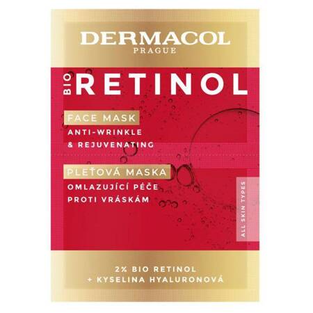 Bio Retinol Face Mask przeciwzmarszczkowa maska do twarzy 16ml