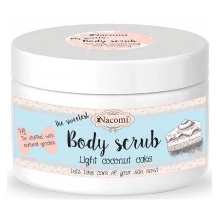 Body Scrub peeling do ciała Lekki Kokosowy Tort 200g